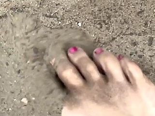 Dirty Feet in the Garden