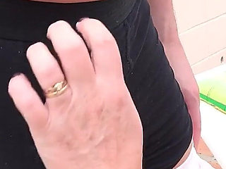 47yo Busty Mature MILF Marie Fucks the Pool Boy