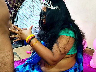 Indian Housewife on Her Birthday