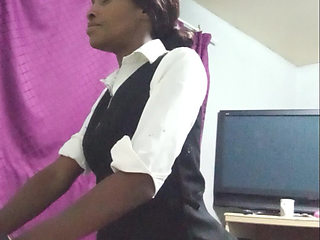 18 Year Old Horny School Girl, Sucks and Ride Cock for a First Time, Her Face Shows Enjoyment with Older Man