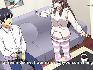 She Shows Him a Secret Room in the House and They End Up Naked on the Futon, Her Riding Him Until He Cums Deep Inside