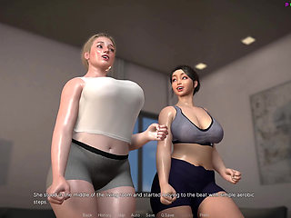 Friendly Housewife by White Foam - Busty, Horny Neighbours Dancing Together 7