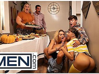 Thanksgiving Turns Into A Messy Threesome Featuring Drake Von, Foxy Alex And