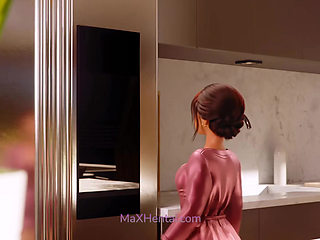 College Girl Huge Squirting Orgasm after Yoga Lesson (Full 3D Animation) HQ