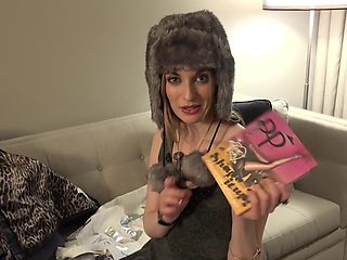 Brunette MILF Ela Darling teases with her natural tits in HD POV