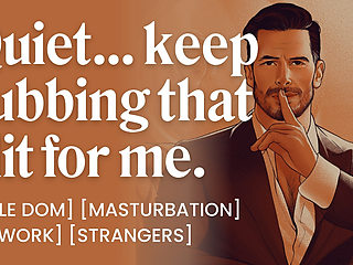 ASMR Audio Porn: Horny Secretary Caught Fingering Her Pussy by Dom Boss - Masturbation & Sex at Work - Erotic Audio Roleplay for