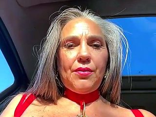 Cute blonde with big boobs solo