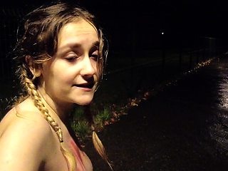 Sexy amateur mature blonde gives a great handjob at cum