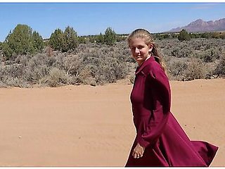 Hot Flds Women Takes Dress Off & Masturbates In Public Hot Babe In Prairie Dress