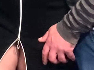 Omg!!! Stranger in Crowded Subway - Pussy Fingering