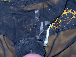 Cum on wife's panties 27
