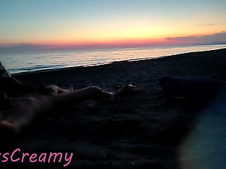 Dick Flash French Teacher MILF Risky Beach Blowjob Maspalomas Nude Beach Cumshot People