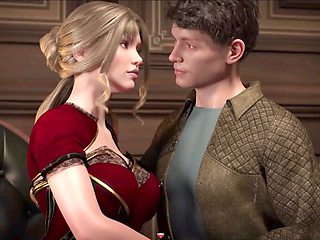 Gloved and masked fun in animated hentai adventure