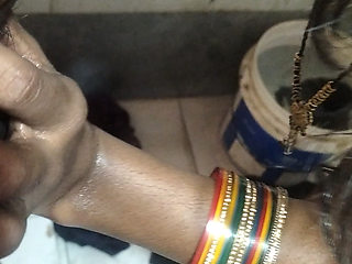 Desi bhabhi enjoying before bath