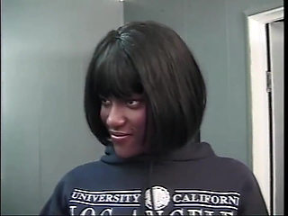 Young Black Slut Taken on the Street Ass Fucked and Cummed in Mouth