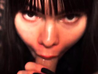 The teacher recorded a tutorial on blowjobs with my sausage