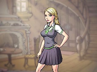 Hot teacher, gaming, cute small tits