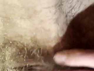 Teacher Masturbates Her Hairy Wet Pussy During Break