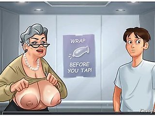 Summertime Saga Sex Scene - Step-grandma Nude Photoshoot At Hotel - Gamer Girl And Car Toon