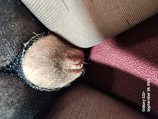 Goode Girl POV JOI sitting in black pantyhose and smoking she gives you foot fetish worship instructions