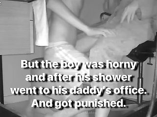 Amateur Stepdad Spanks Twink Stepson and Gets Horny - Part 1