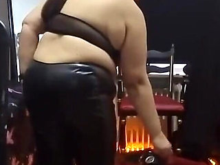 Hot Wax Dripping on Spanked Pussy - Mature Slut Craves More Heat