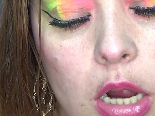 Ultra Hot!! I Swallowed a Bunch of Big Candy Rings!!