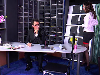 Secretary Slut - Horny Office Assistant Gets Fucked Raw on the Desk!