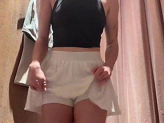 Cumming Hard While in the Change Room!! Hoping I Don't Get Caught!