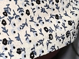 Almost Seen when She Touch Stranger's Erection In a Crowded Train. Girl's Panties get Soaked With His  Warm Sperm