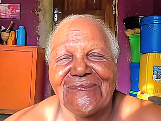 Big Beautiful Busty Granny Wanted to Taste My Cum