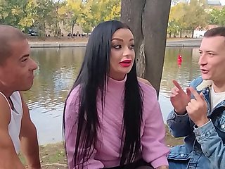 Daphne's sultry seduction leads to a wild MMF threesome with Matt and Charlie