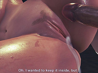 Superwoman Missionary Fuck - Tight Pussy Close-up - Massive Cum Floods Her Hole (3d Hentai)