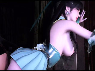 Hot 3D Hentai Animation - Asian Goddess Gets Deep Throat & Cumshot in Doggy Style