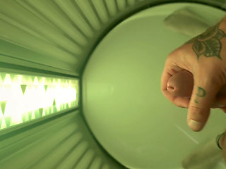 Horny Whilst in the Sunbed
