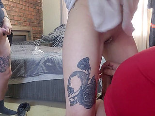 Wife swap, wife sharing, small tits girl