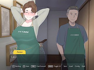 Big-breasted anime mom seduces her step-son in a wild animated sex story