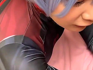 Japanese Anime Cosplay Rei Ayanami -