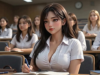 Adult Student Seduces Her Professor - After Hours (AI Generated)