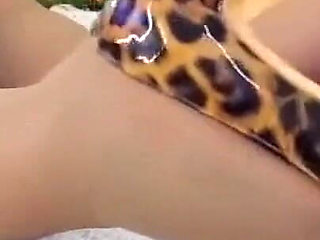 Nylon Pantyhose High Heels Teasing MILF