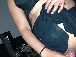 I squirt on top of a young cock