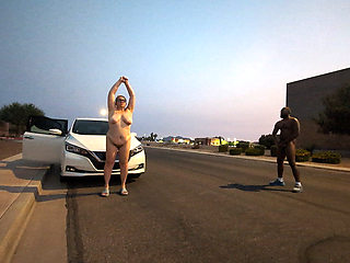 Thick BBW Wife Loves to Show off and Be Nude in Public!