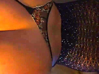 Carol Fox, Hot Blonde, Fucking Doggy Style with Panties Pulled to the Side at Creampie Pussy