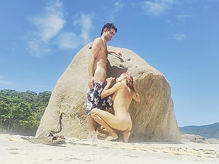 Hiding in the Beach in Rio De Janeiro