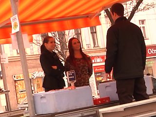 Girl on a date with her boyfriend, fucked by another guy in the car