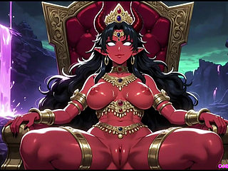 Demon queen want horny, Ai animation