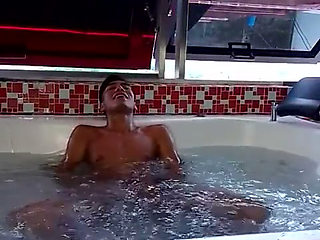 My Black Lover Pounding My Pussy Hard in the Jacuzzi Tub
