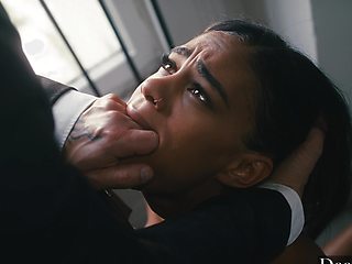 Small Hands fucked Scarlit Scandal hard in rough action