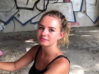 Perfect Girlfriend Amateur Anal In Abandoned House