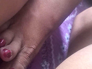 Desi Assam Bhabi Show Hairy Pussy Boobs and Fingering